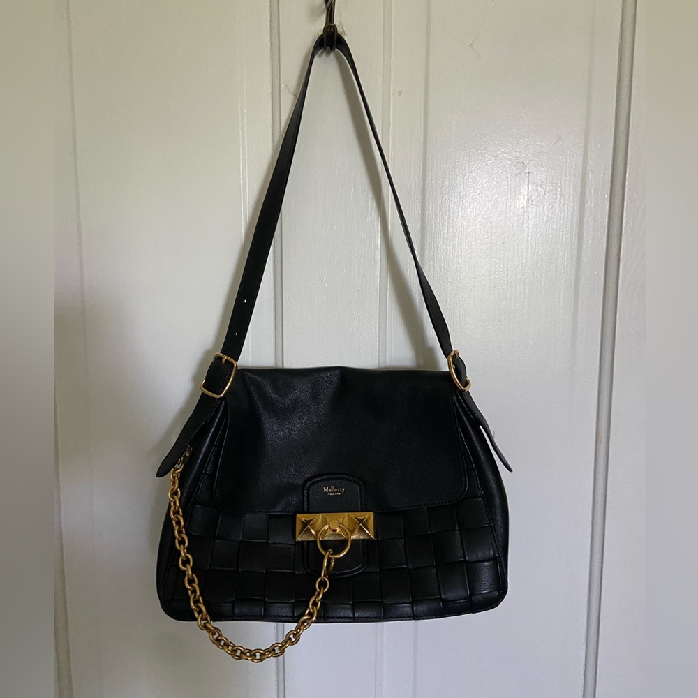 Black Mulberry Keeley Satchel Mulberry bag